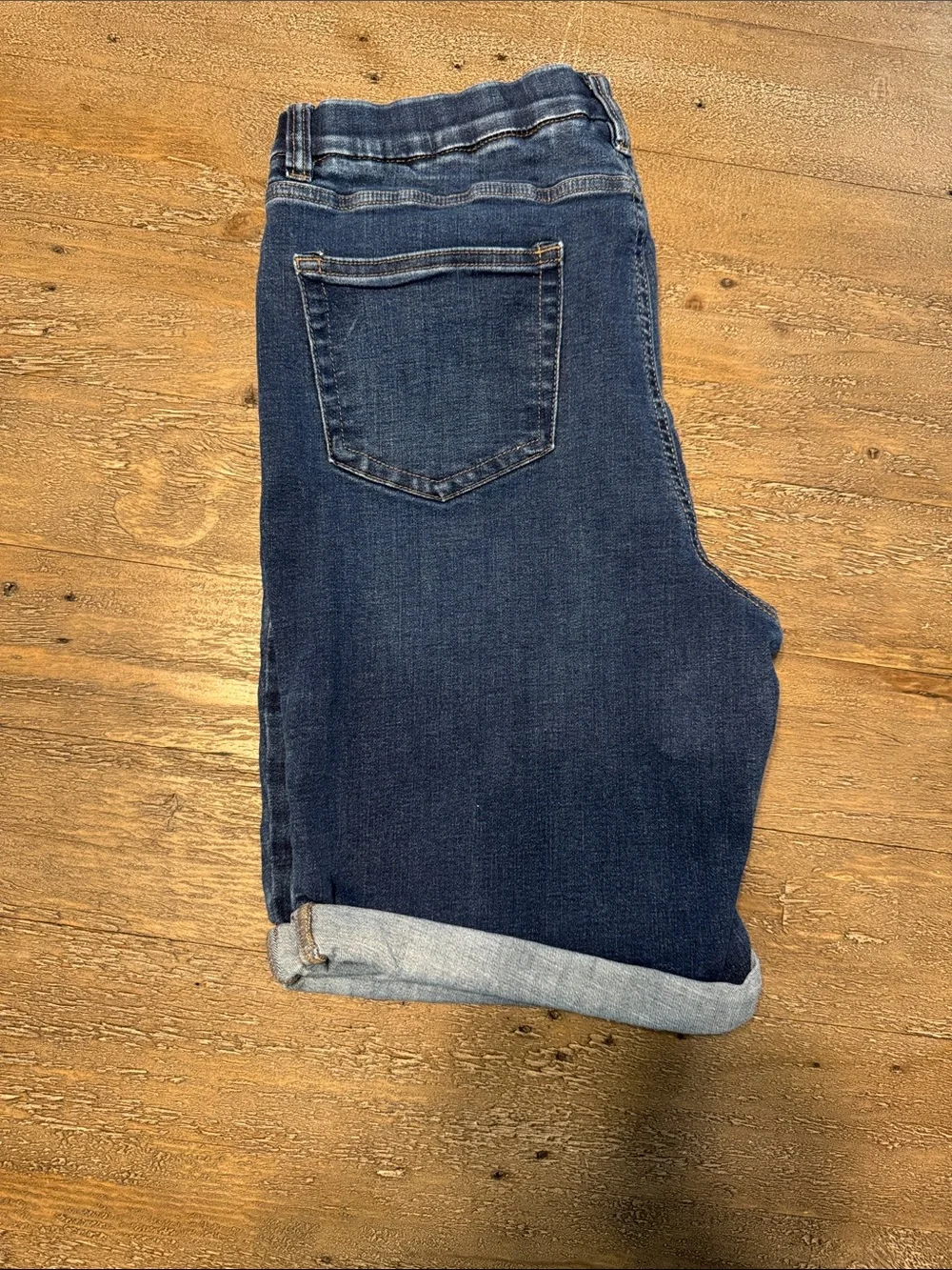 Denim & Co Denim Bermuda Shirts, Size 16P